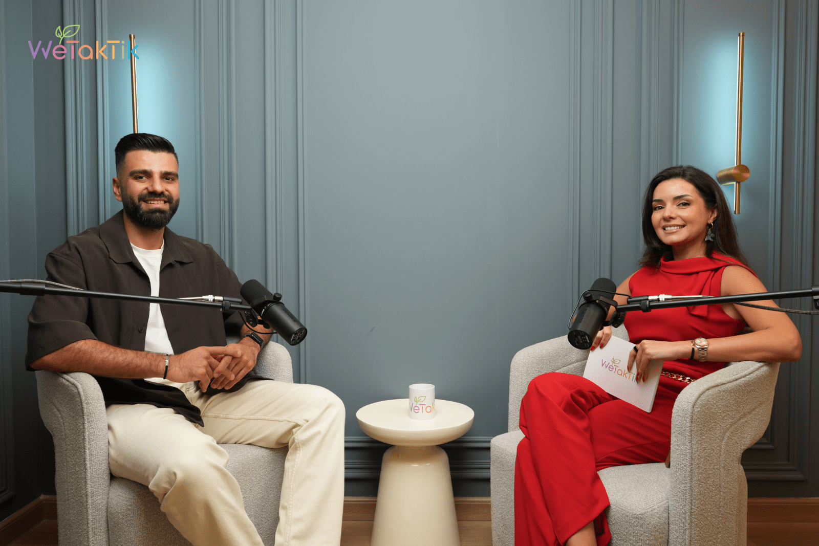 Basma Abou Assaf and Ammar Badr at Wetaktik podcast episode 7